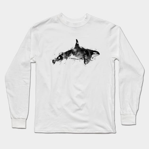 Killer Whale Long Sleeve T-Shirt by ruifaria